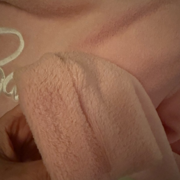 Oh So Barbie Pink Fleece Top M -New - Picture 6 of 7